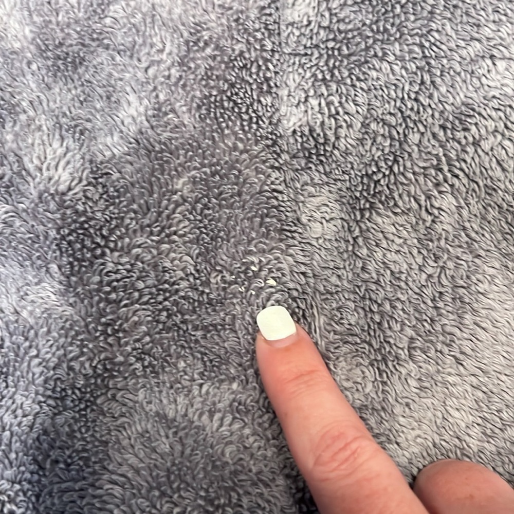 The North Face Womens (M) Gray Fuzzy Fleece Full Zip Teddy Jacket - Picture 9 of 9